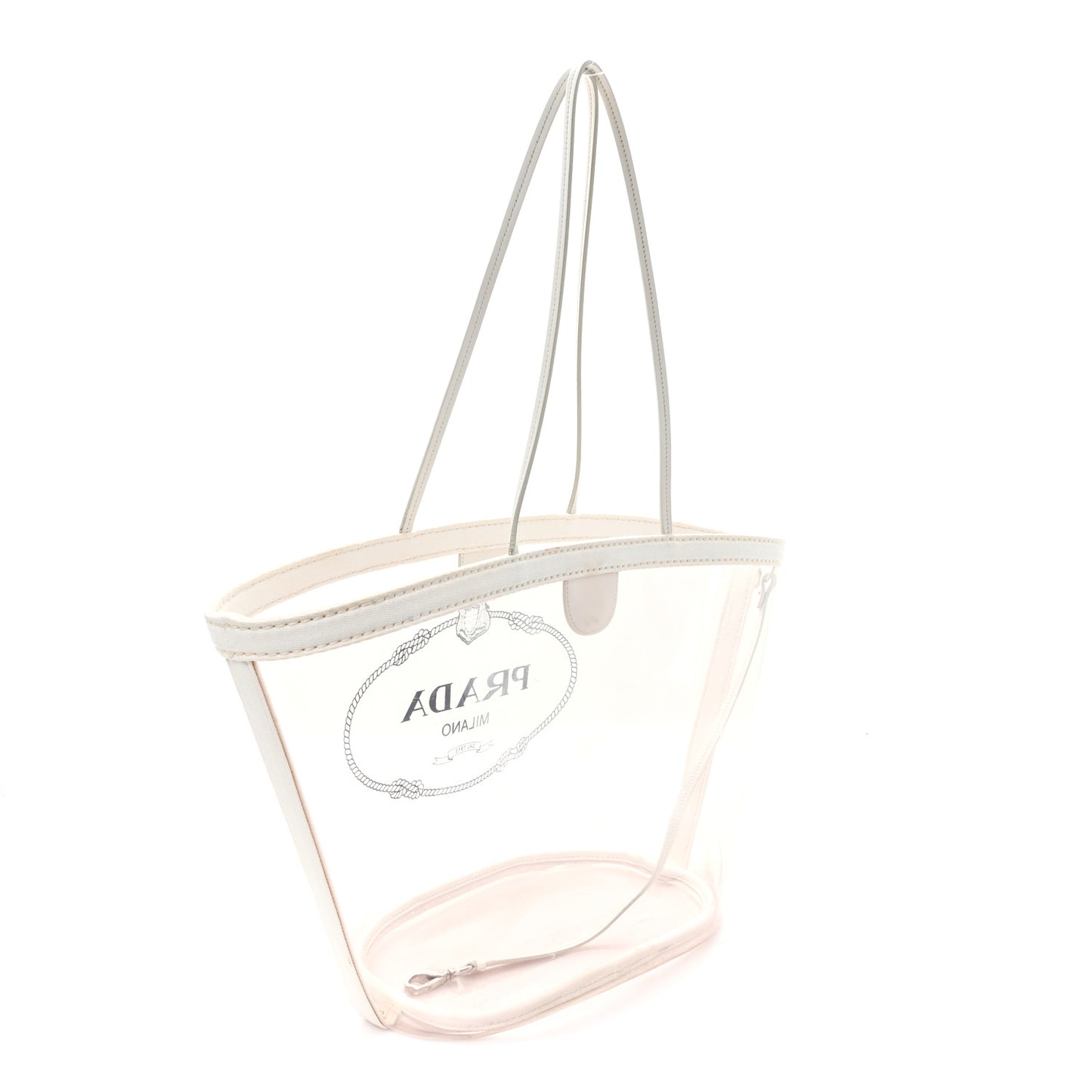 PVC Canapa Tote White