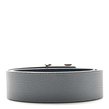 Louis Vuitton Taurillon Calfskin 30mm LV Initiales Reversible Belt 100 40 Navy 3 of 9