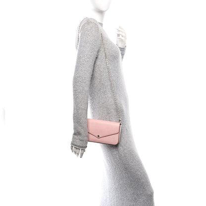 Louis Vuitton Epi Pochette Felicie Rose Ballerine 2 of 11