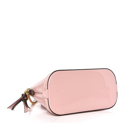 Louis Vuitton Vernis Monogram Alma Mini Rose Ballerine 4 of 7