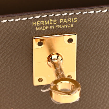 Hermes Epsom Mini Kelly Sellier 20 Etoupe 6 of 11