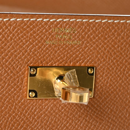 Hermes Epsom Kelly Wallet To Go Gold 8 of 12