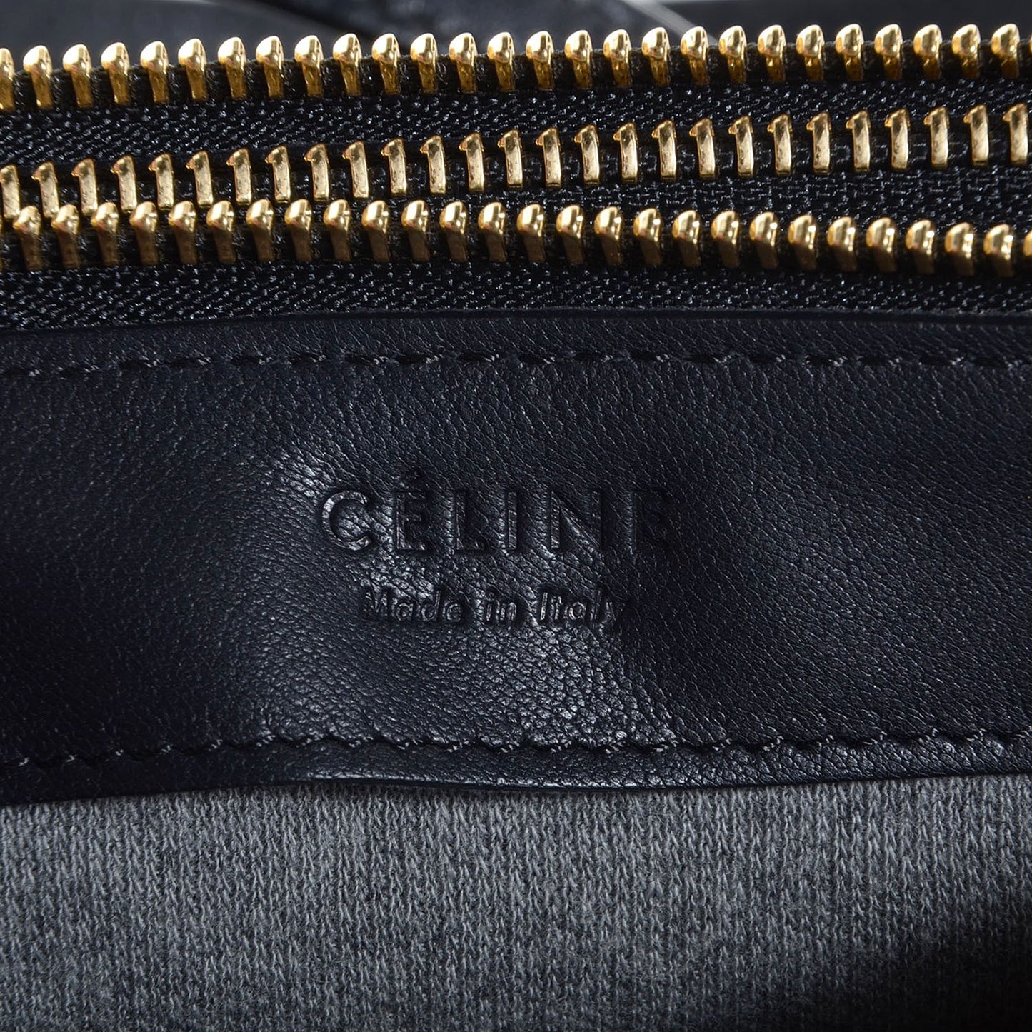 Lambskin Large Trio Crossbody Bag Navy Blue