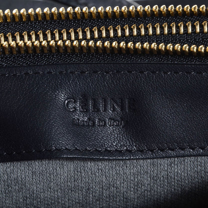 Celine Lambskin Large Trio Crossbody Bag Navy Blue 6 of 9