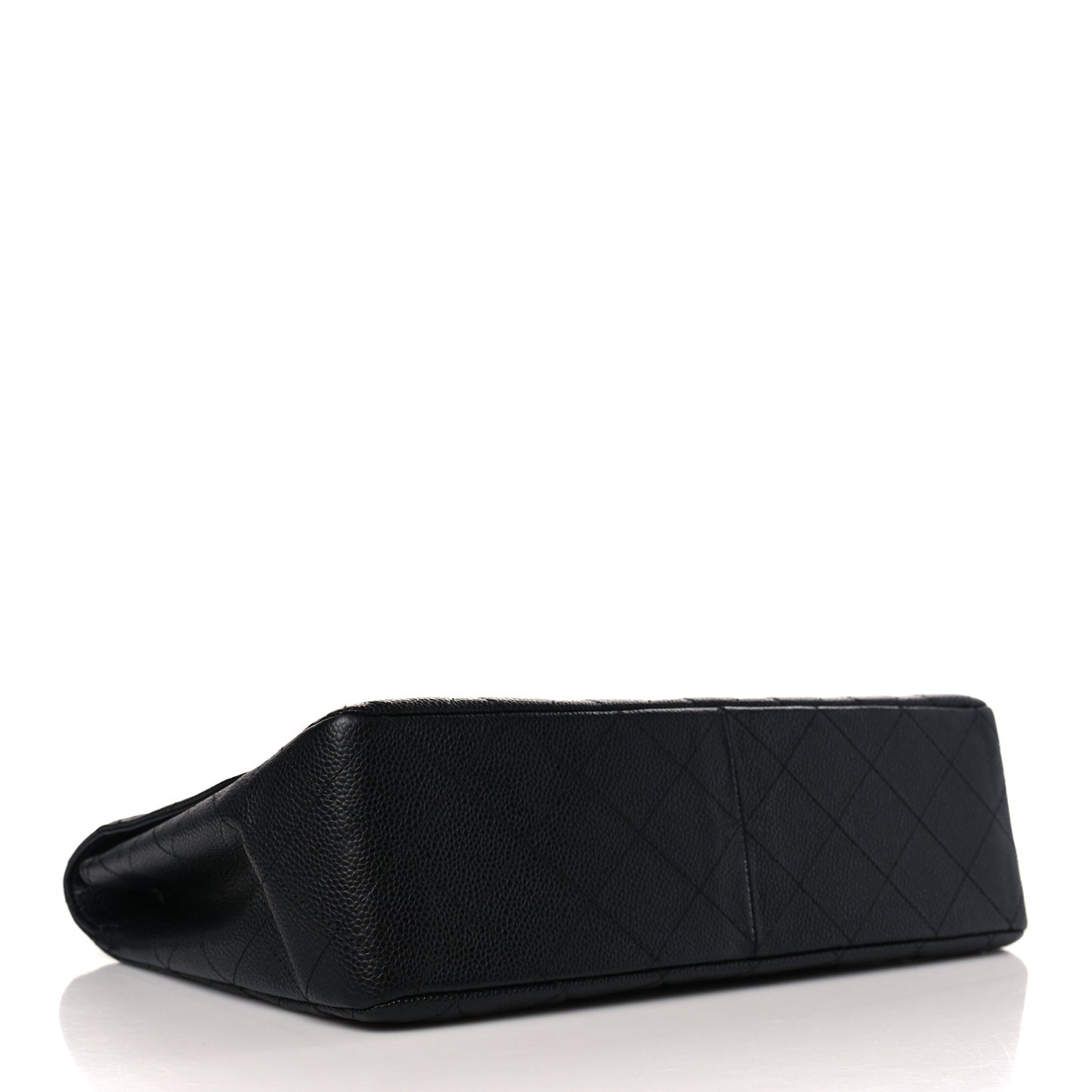 Caviar Quilted Jumbo Single Flap Black