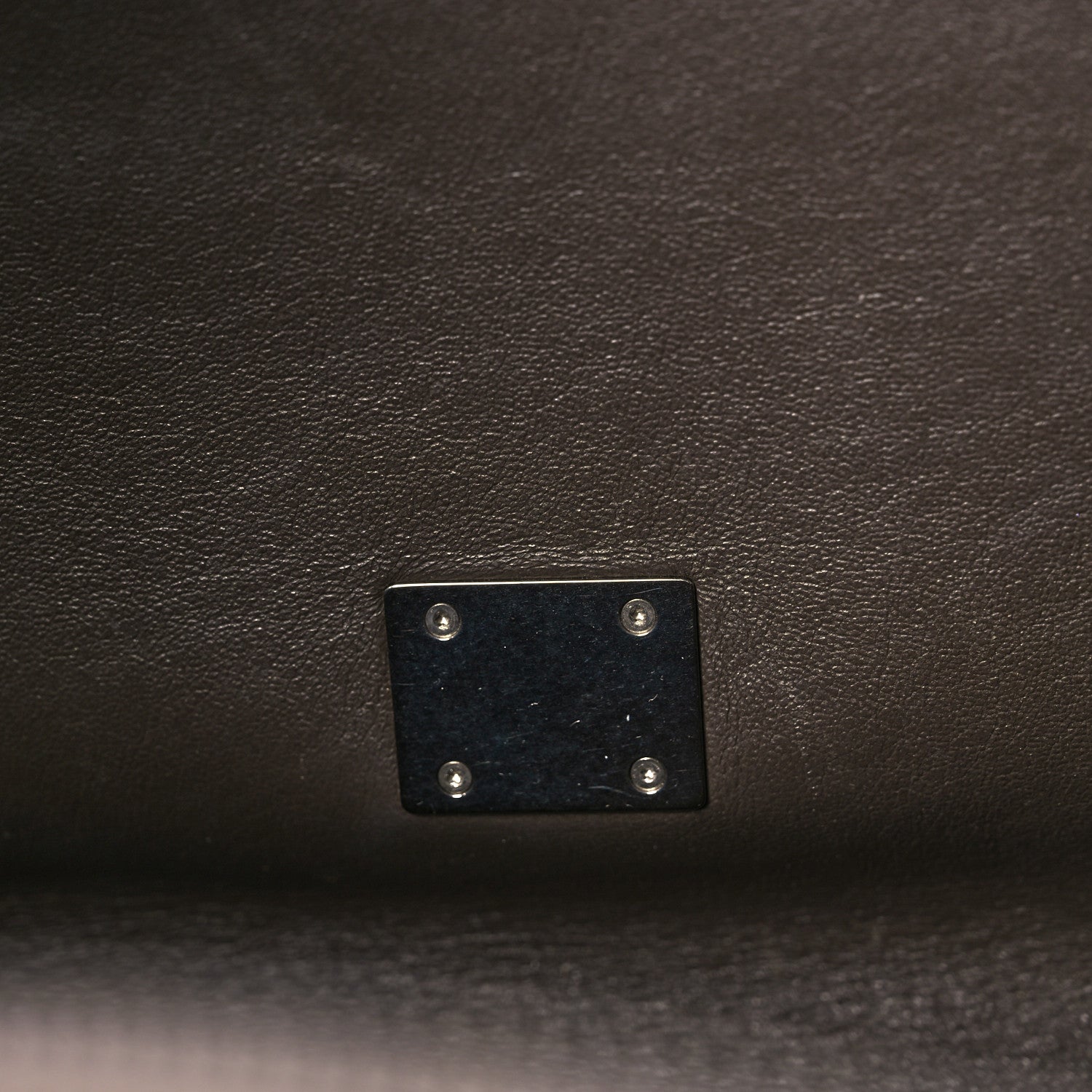 Celine Drummed Calfskin Suede Medium Trapeze Souris 19 of 26