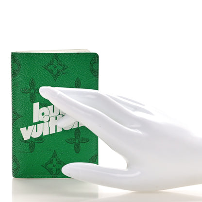 Louis Vuitton Vintage Monogram Everyday LV Pocket Organizer Green 2 of 7