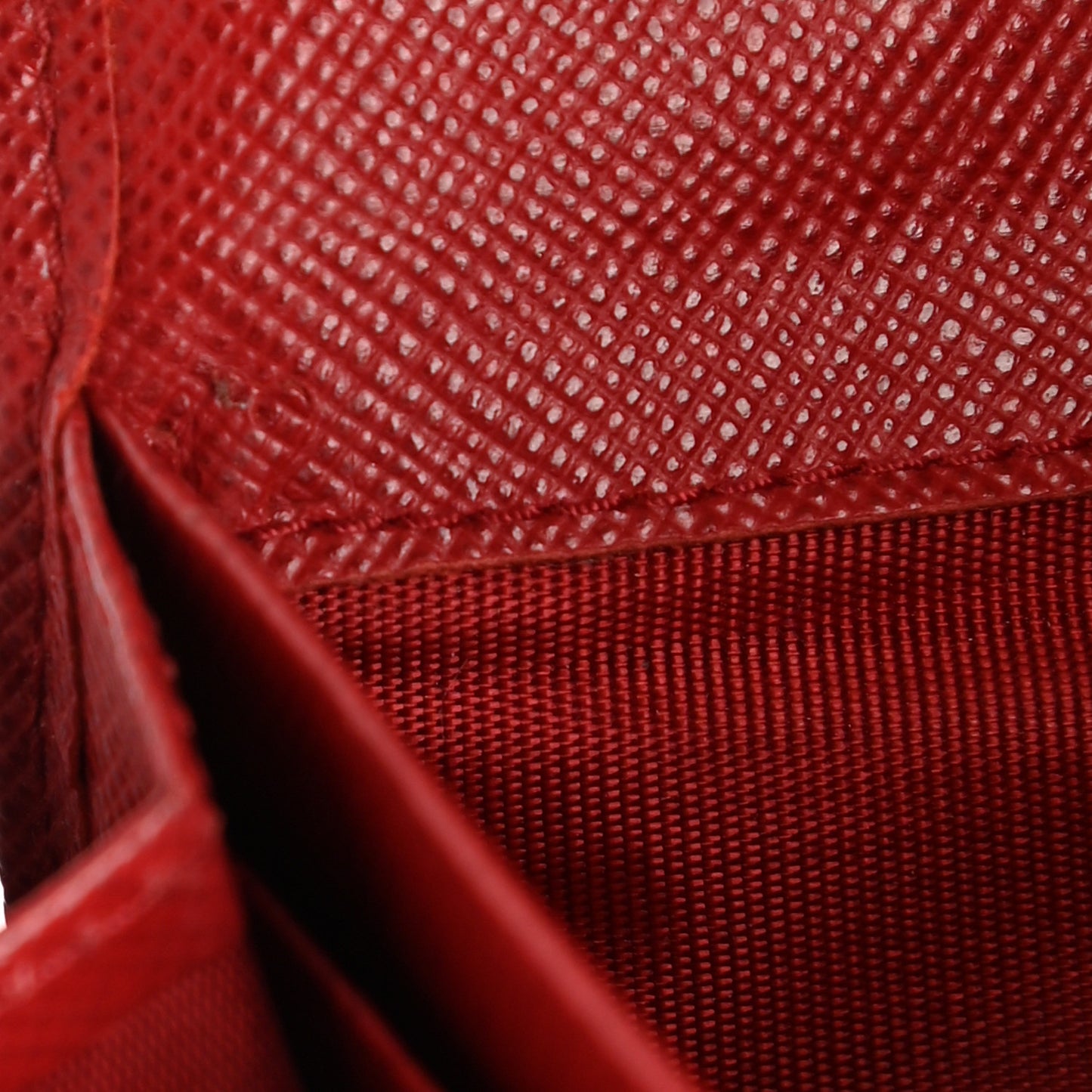 Saffiano Fiocco Bow Continental Wallet Fuoco