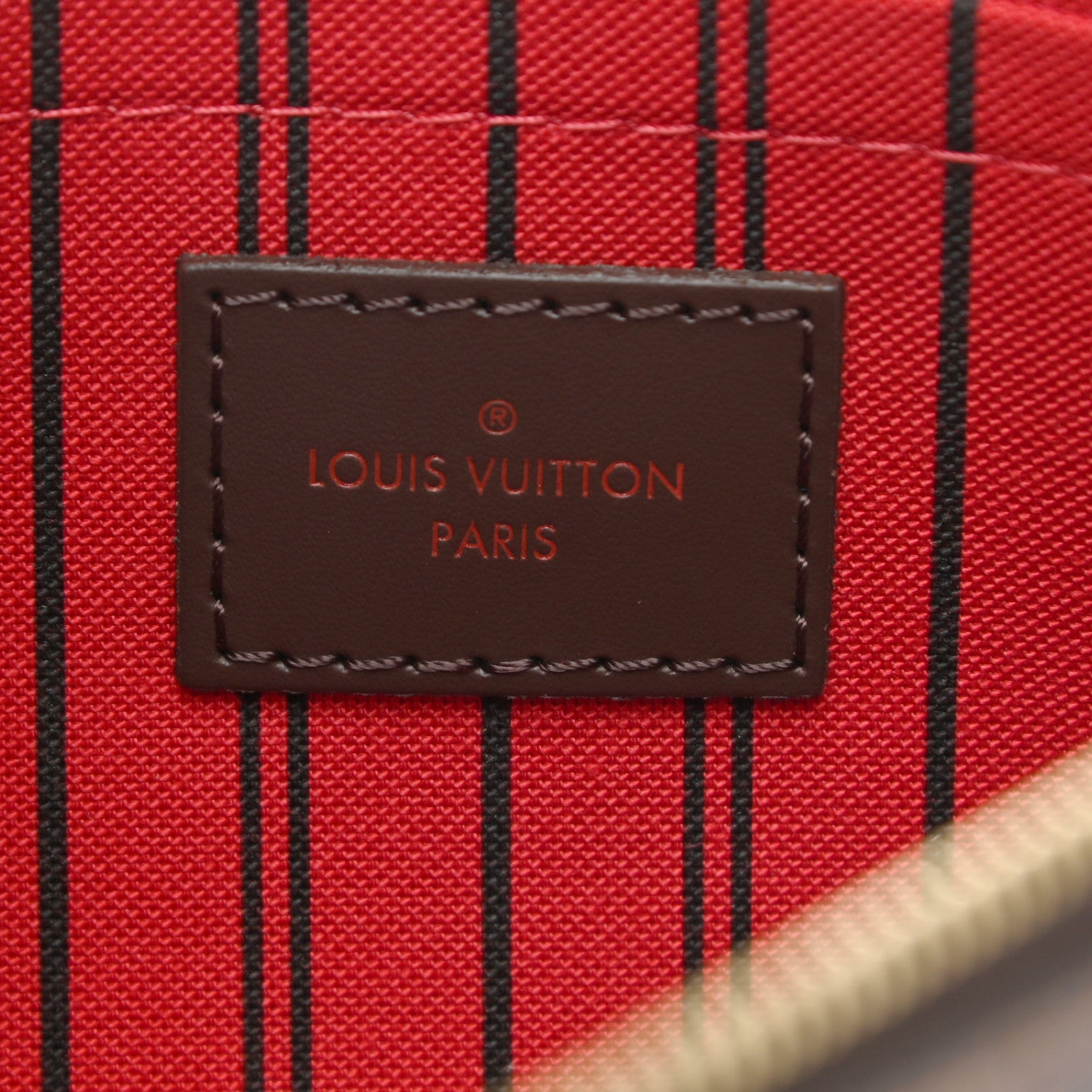 Louis Vuitton Damier Ebene Neverfull MM GM Pochette 6 of 6