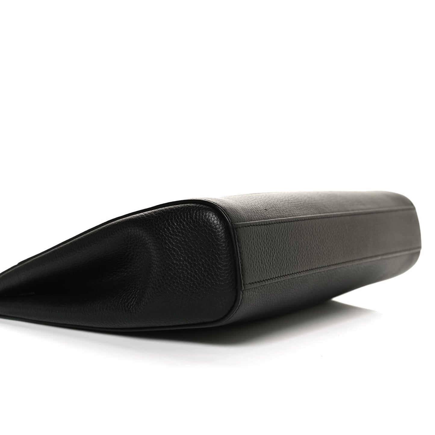 Grained Calfskin Large Neo Executive Cosmetic Case Black