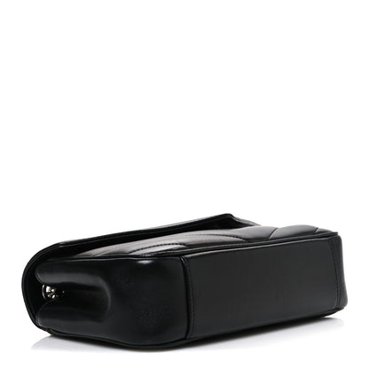 Saint Laurent Lambskin Chevron Quilted Small LouLou Black 5 of 11