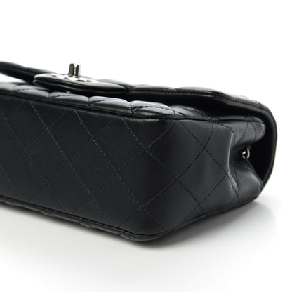 Chanel Lambskin Quilted Mini Rectangular Flap Black 7 of 10
