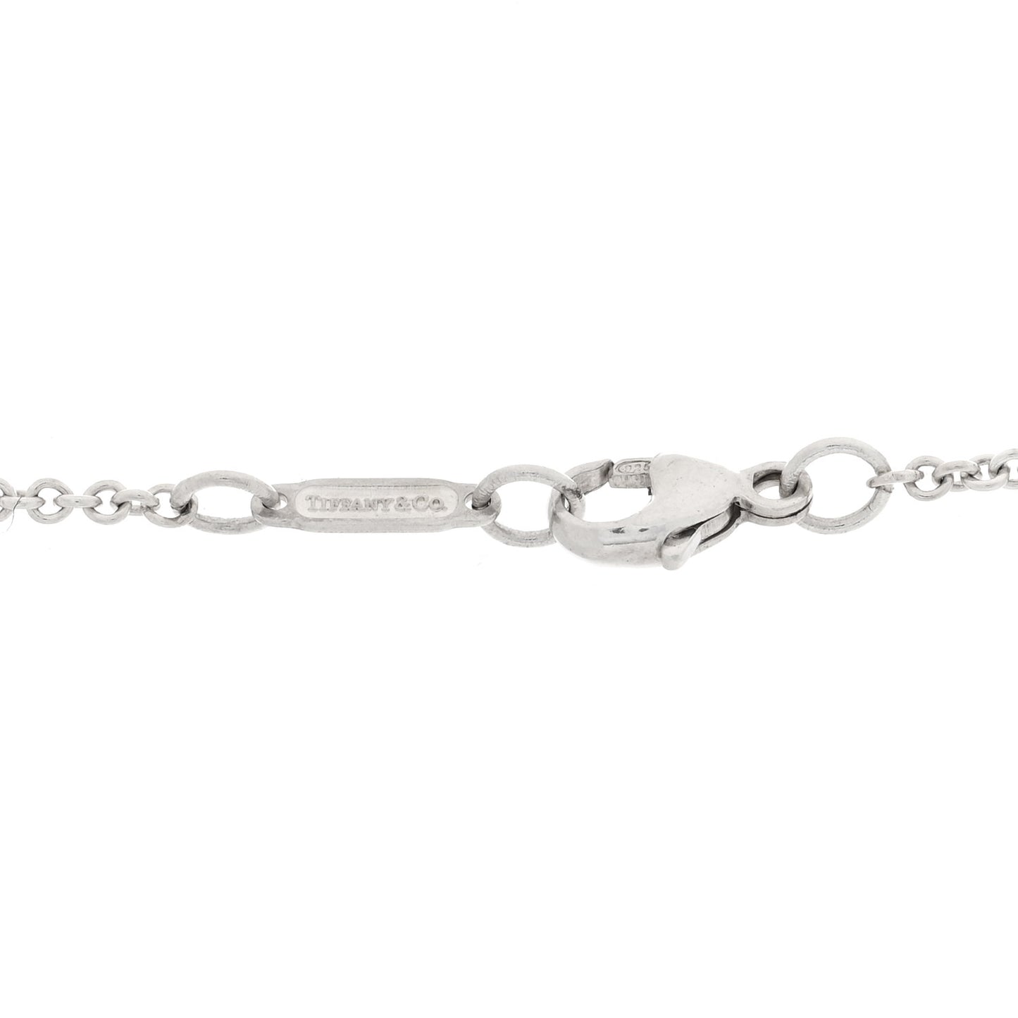Sterling Silver 1837 Lock Charm Pendant Necklace