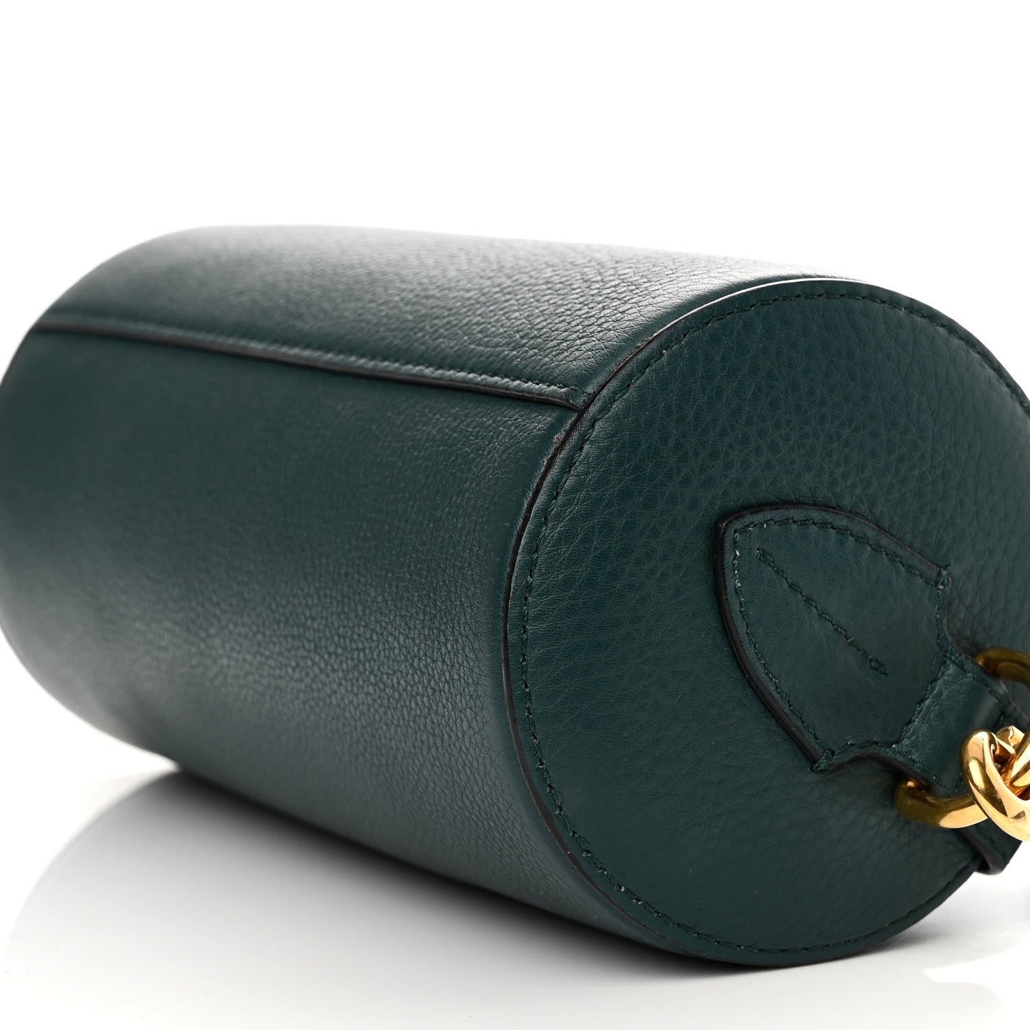 Burberry Calfskin The Barrel Bag Dark Cyan 10 of 12