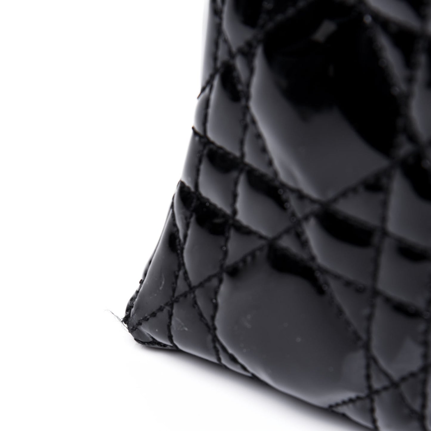 Patent Cannage Medium Lady Dior Black