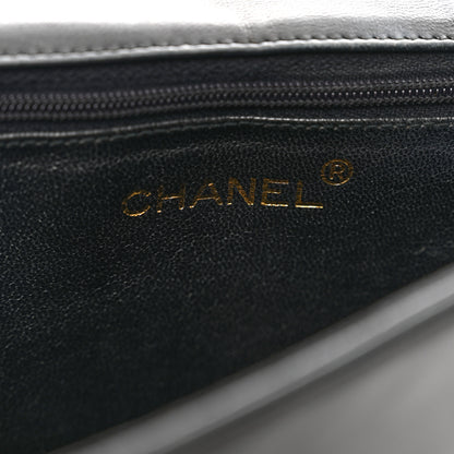 Chanel Lambskin Quilted CC Small Single Flap Black 7 of 15