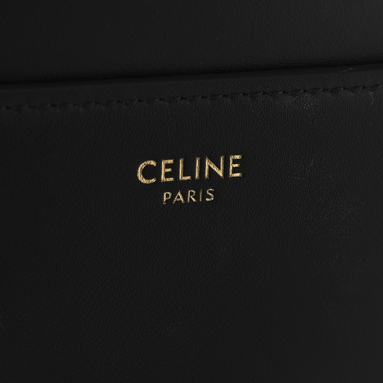 Celine Satinated Calfskin Small 16 Top Handle Bag Black 6 of 15