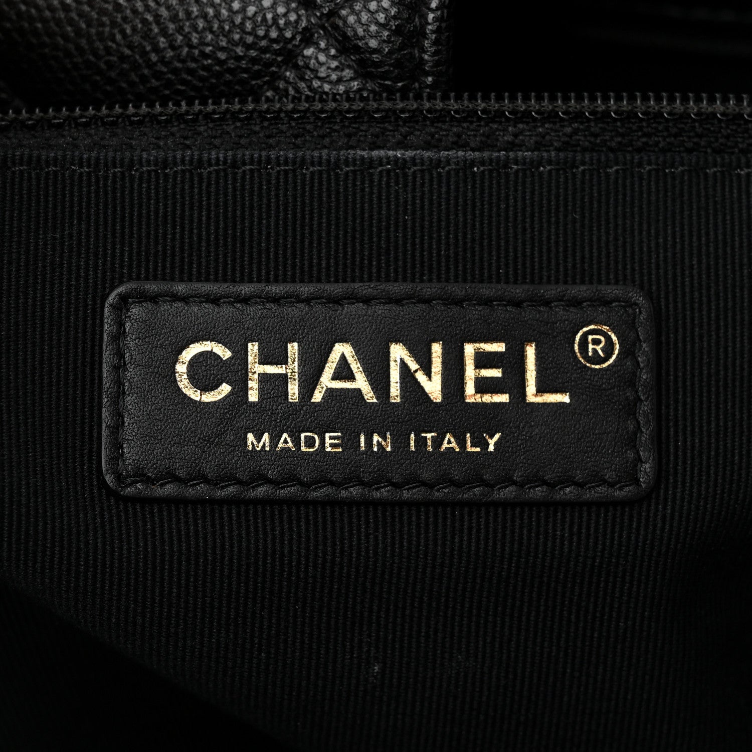 Chanel Caviar Quilted Large Shopping Tote Black 6 of 10