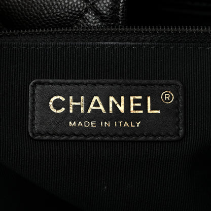 Chanel Caviar Quilted Large Shopping Tote Black 6 of 10