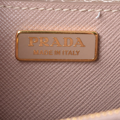 Prada Saffiano Lux Micro Galleria Double Zip Tote Cammeo 8 of 8