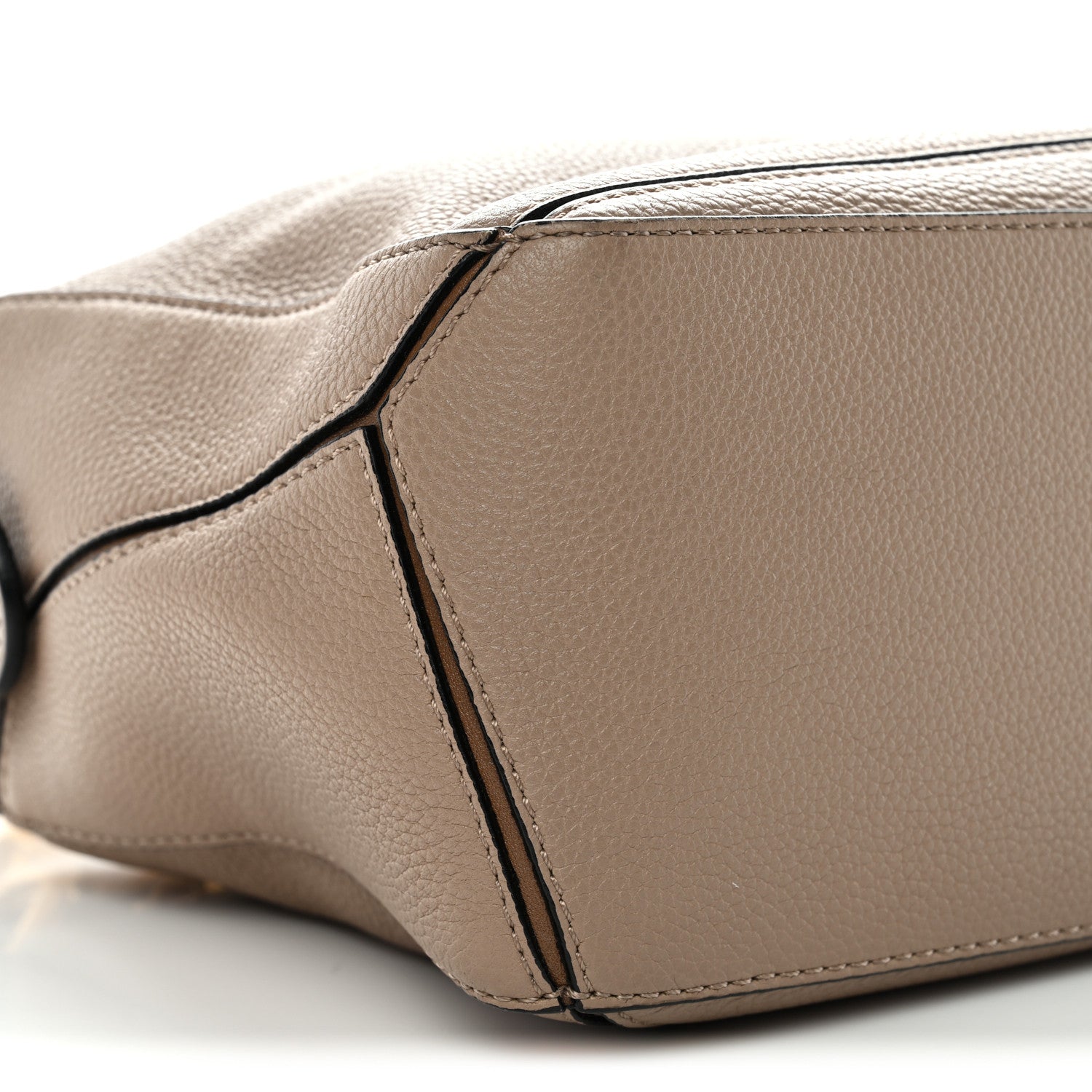 Loewe Grained Calfskin Small Puzzle Bag Sand Mink 10 of 13