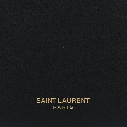 Saint Laurent Calfskin 5 Fragments Zip Pouch Card Holder Black 8 of 8