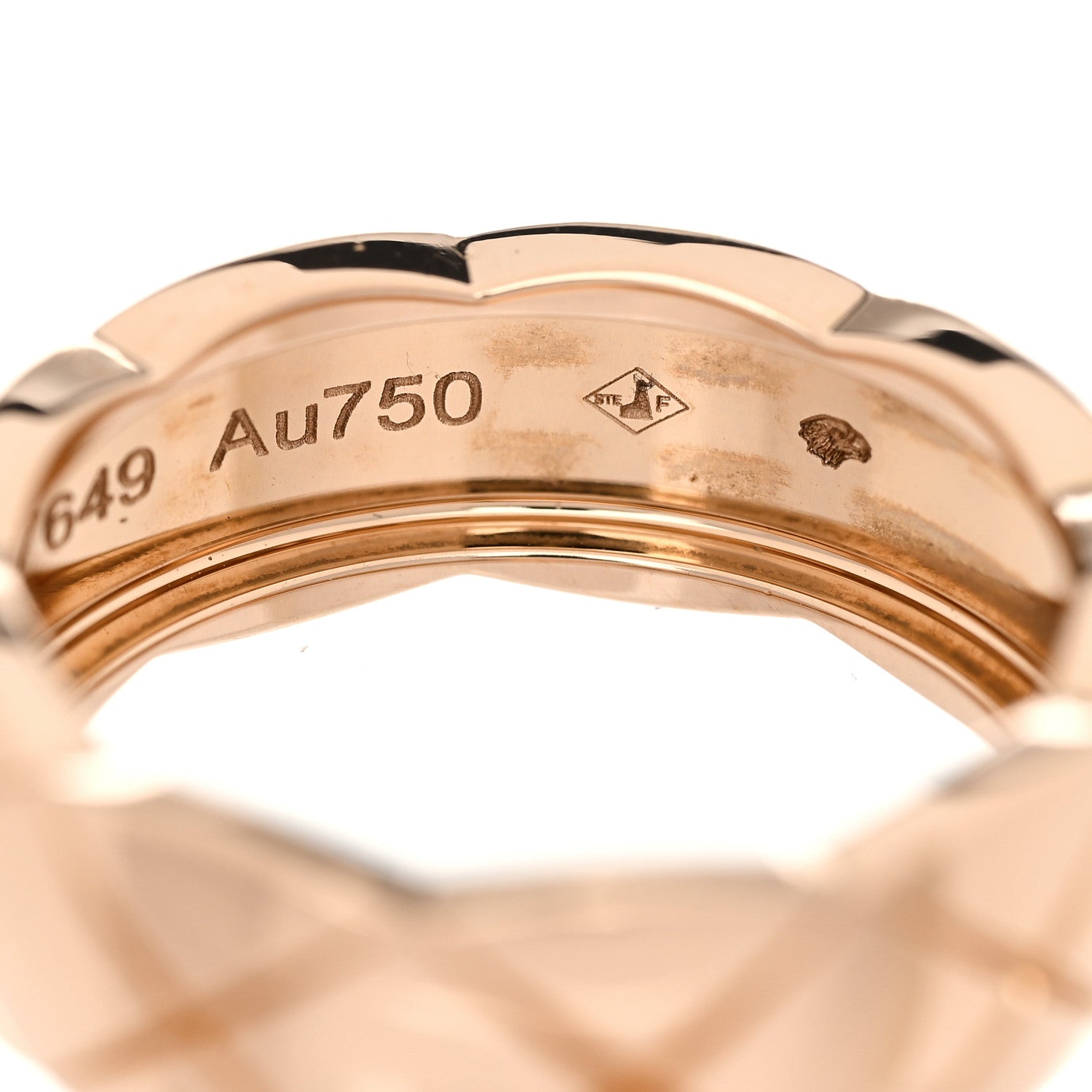 Chanel 18K Beige Gold Small Coco Crush Ring 51 5.75 5 of 7