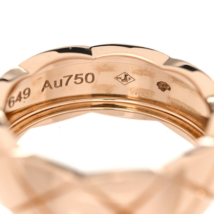 Chanel 18K Beige Gold Small Coco Crush Ring 51 5.75 5 of 7