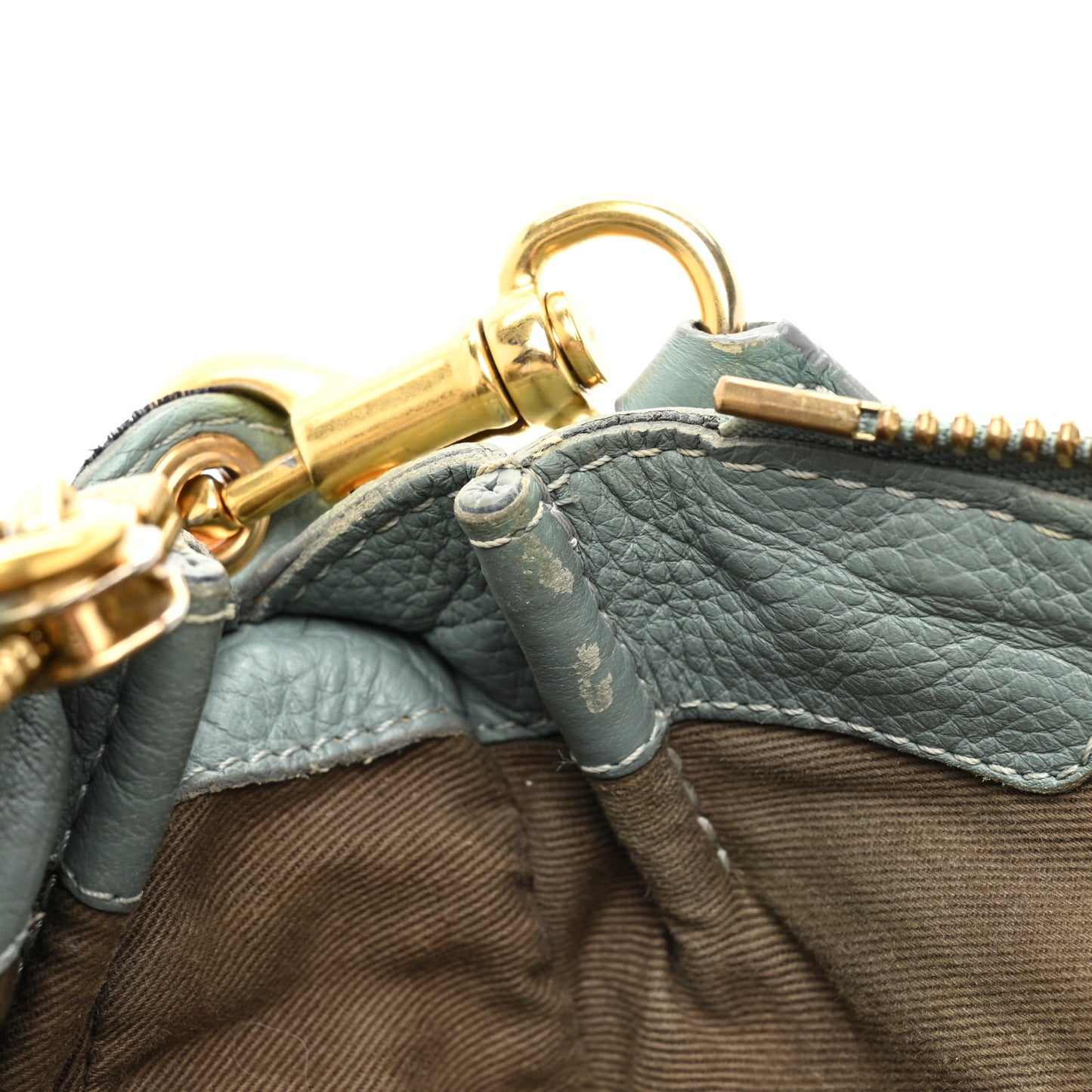 Calfskin Medium Marcie Satchel Fresh Mint