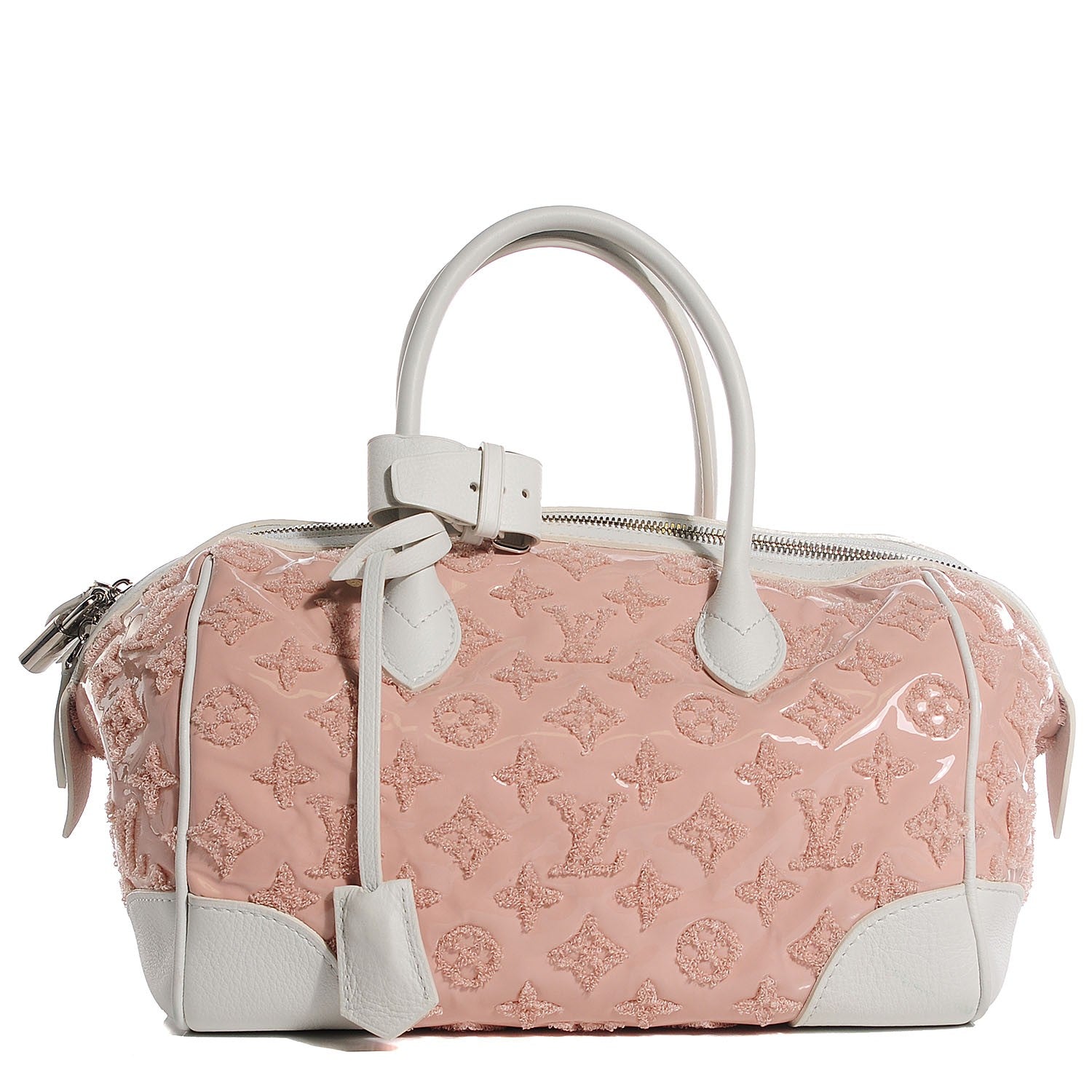Louis Vuitton Monogram Bouclettes Speedy Round Rose 1 of 7