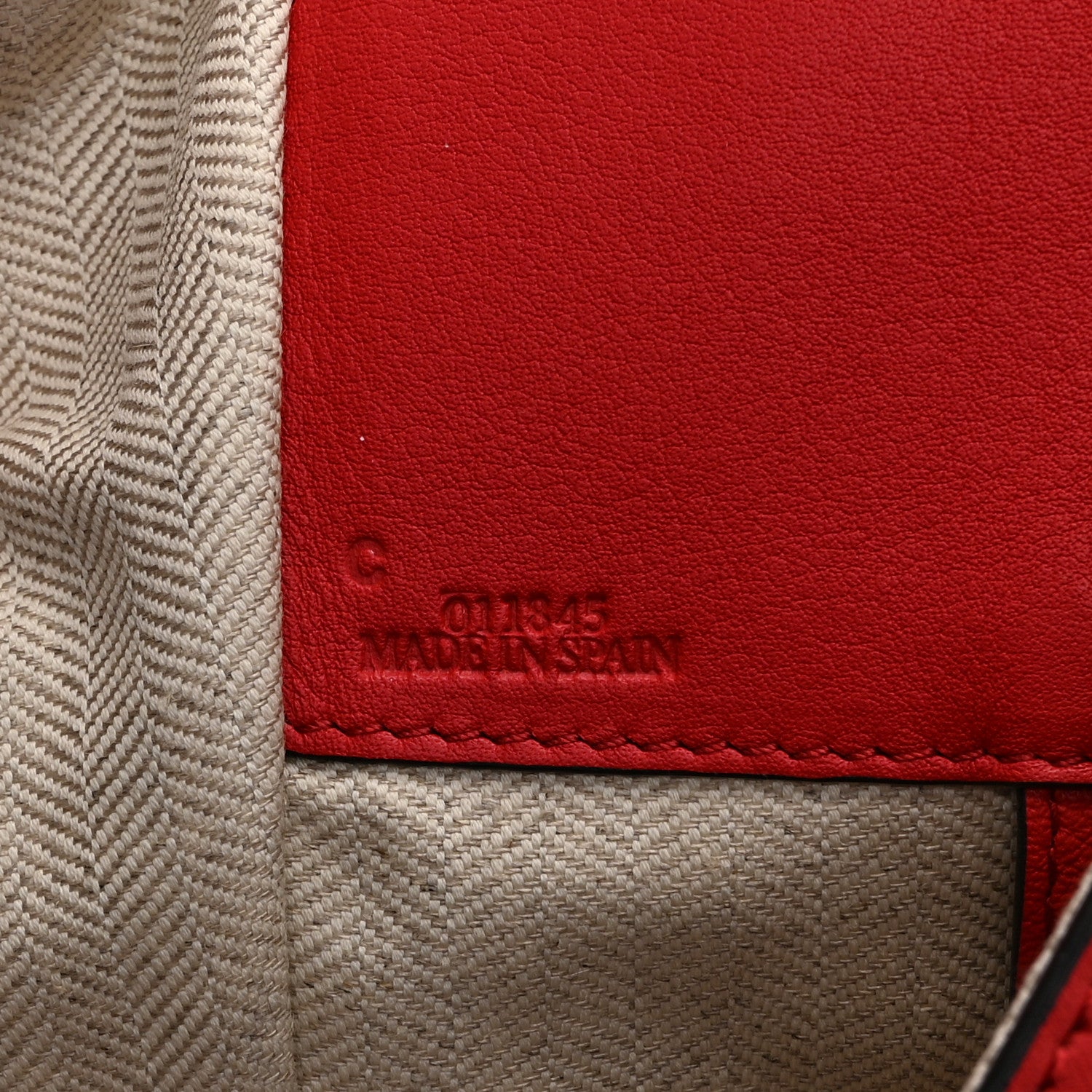 Loewe Calfskin Small Hammock Shoulder Bag Scarlet Red 7 of 10