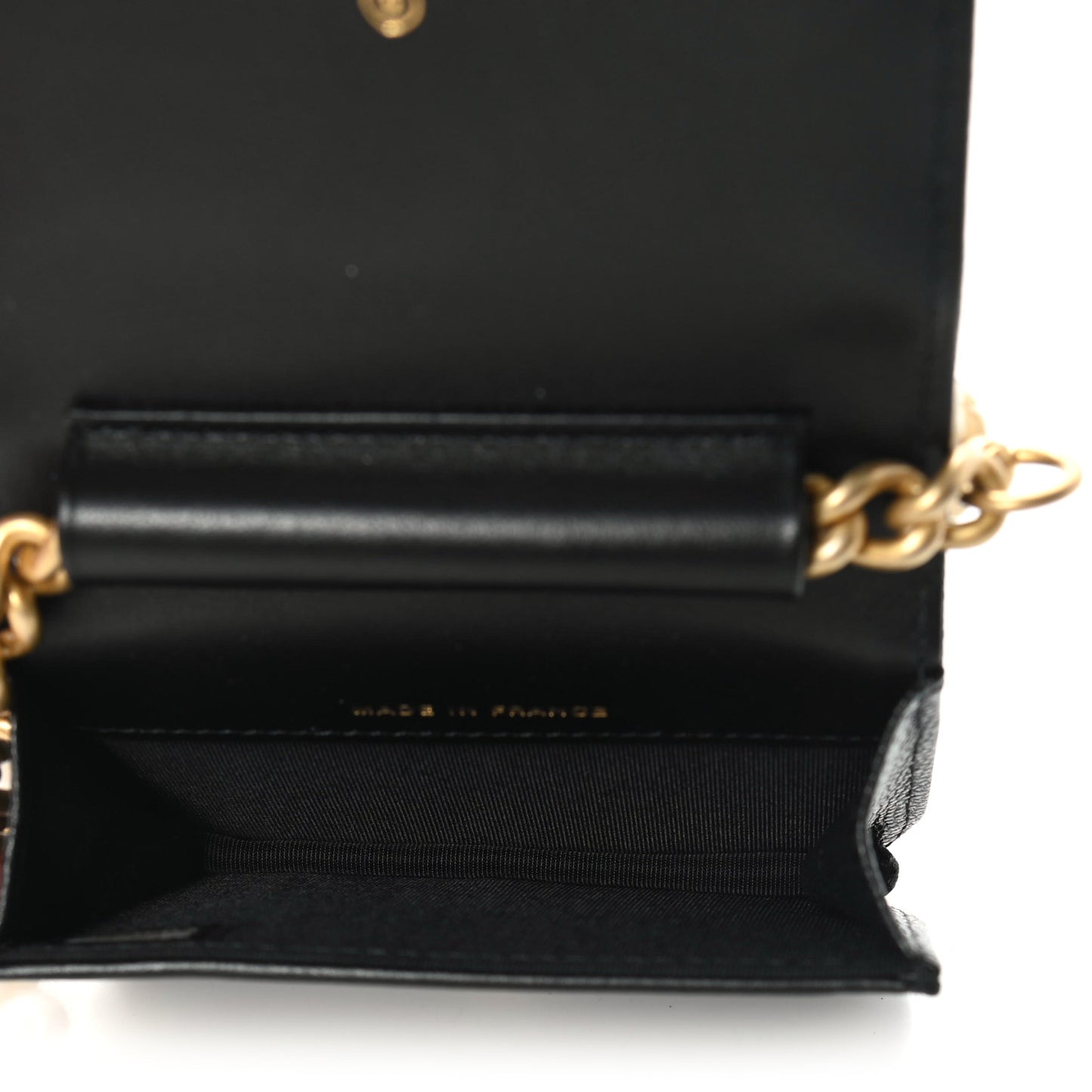 Caviar Chevron Quilted Boy Flap Waist Belt Bag Black