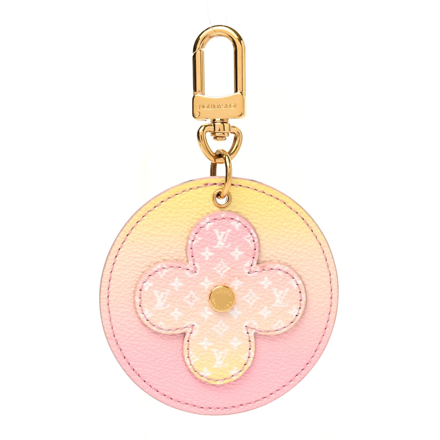Louis Vuitton Monogram By The Pool Illustre Bag Charm Key Holder Light Pink 1 of 4