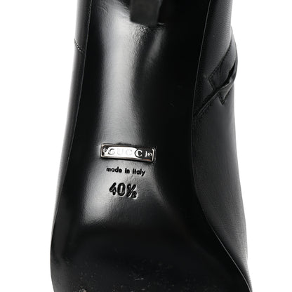 Gucci Nappa Square G Ankle Boots 40.5 Black 7 of 10