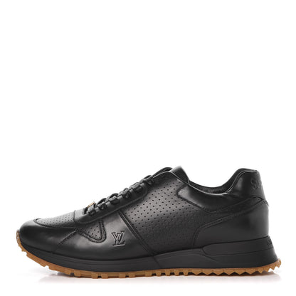 Louis Vuitton X SUPREME Calfskin Run Away Sneakers 7.5 Black 1 of 10