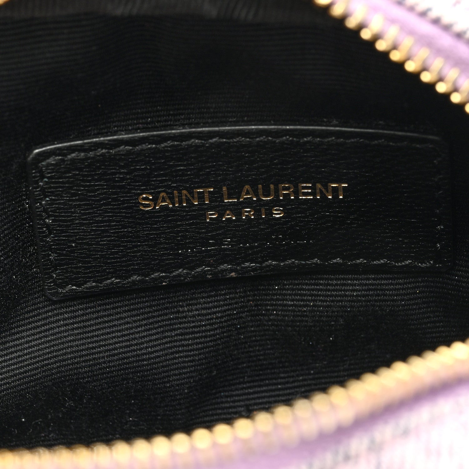 Saint Laurent Denim Matelasse Monogram Lou Belt Bag Washed Purple 6 of 10