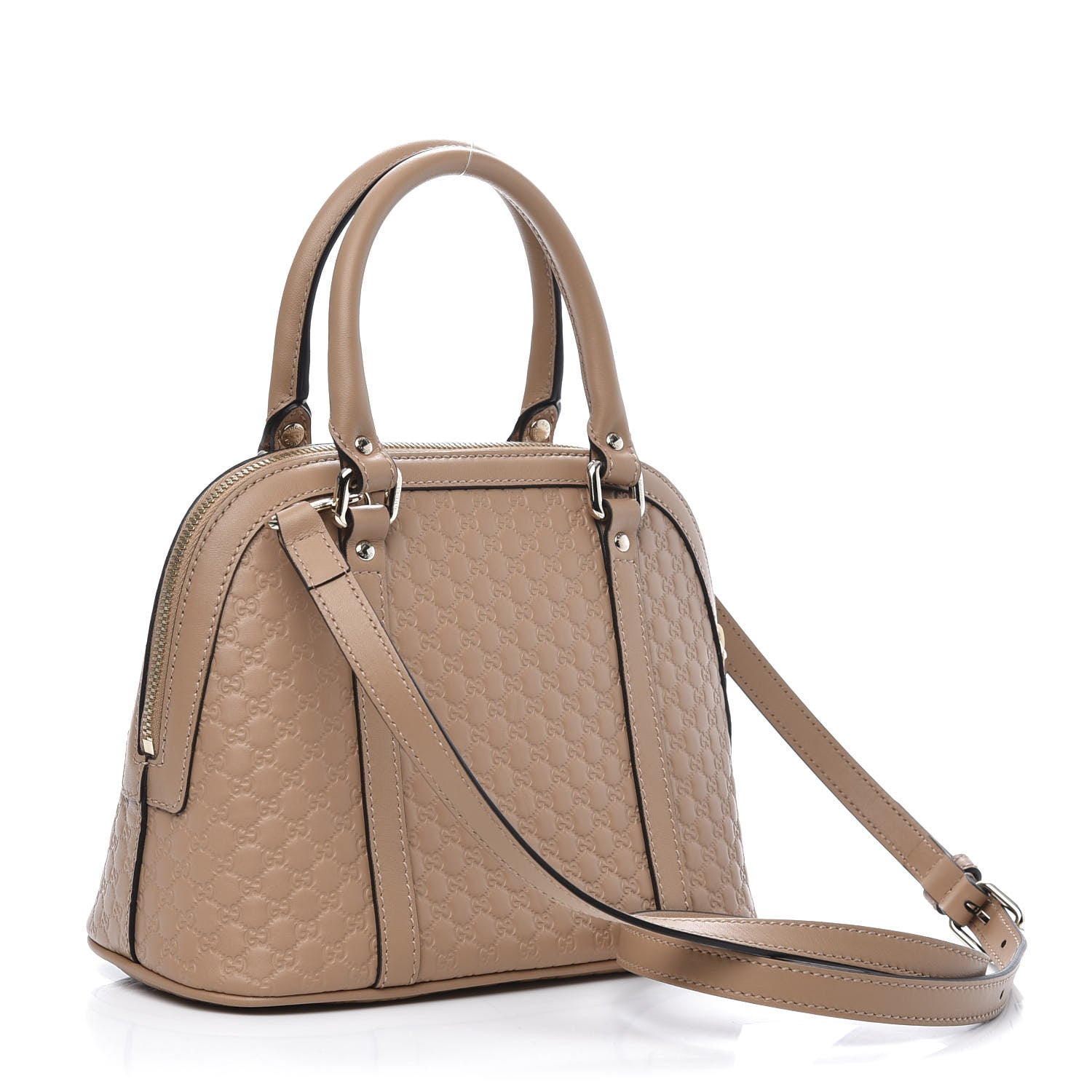Gucci Soft Microguccissima Mini Dome Bag Camelia 3 of 11