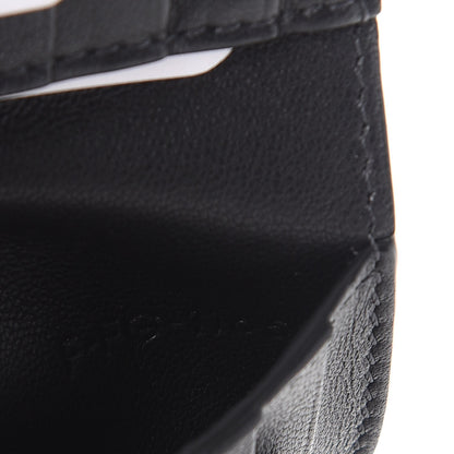 Celine Grained Calfskin Bi-Fold Wallet Black 8 of 8