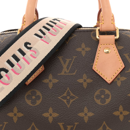 Louis Vuitton Monogram Speedy Bandouliere 20 Black 7 of 9