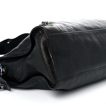 Balenciaga Chevre Iridescent Metallic Edge Hardware City Black 1 of 12