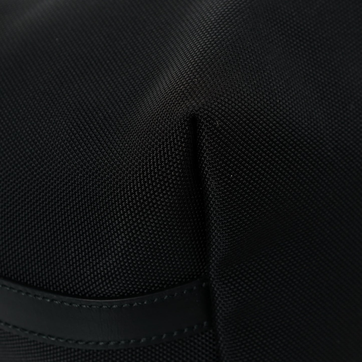 Techno Canvas Web Vertical Tote Black