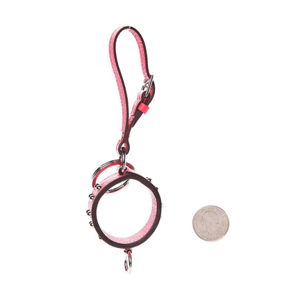Hermes Epsom Collier de Chien Anneau Key Holder Rose Extreme 3 of 5