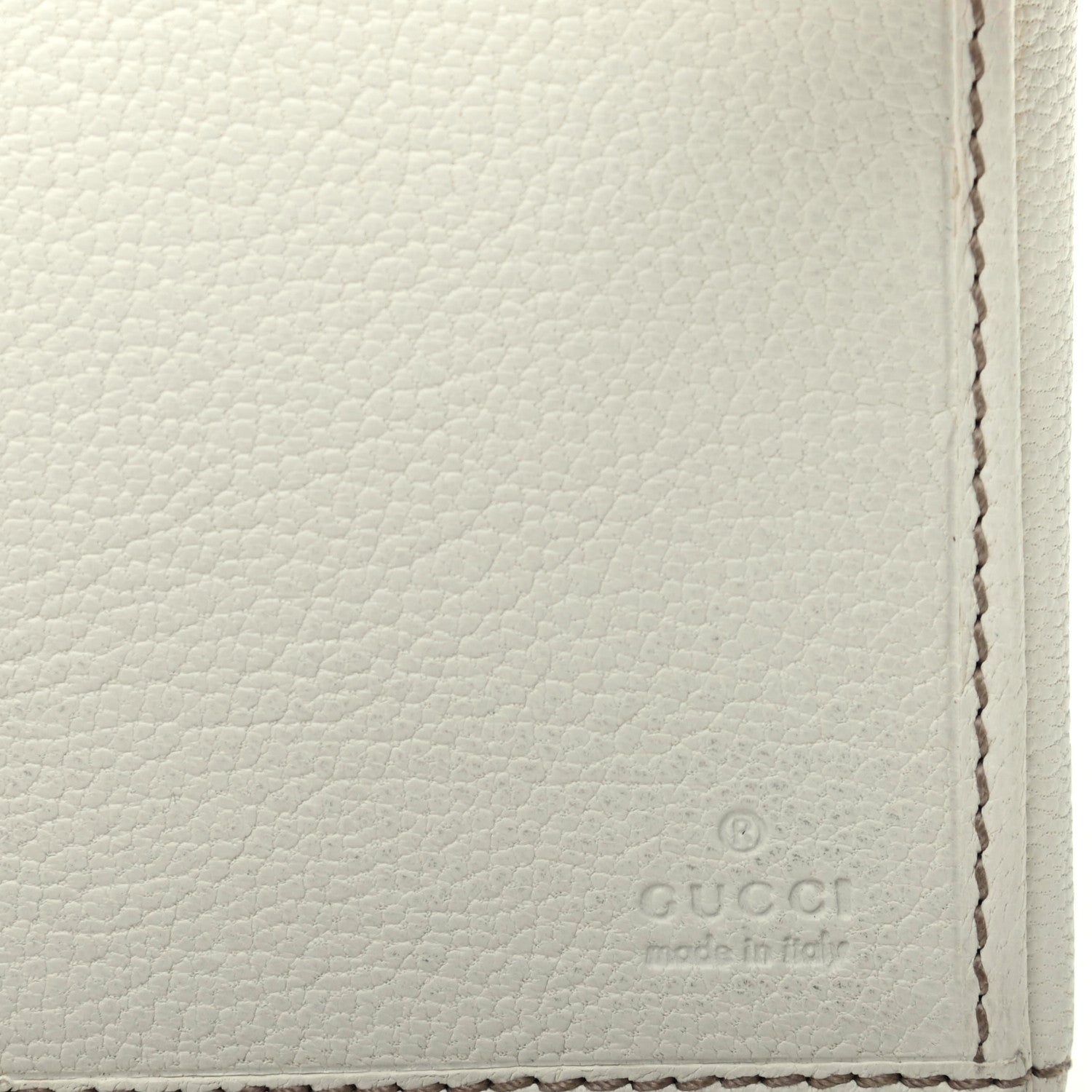 Gucci Calfskin Princy Continental Wallet White 7 of 9