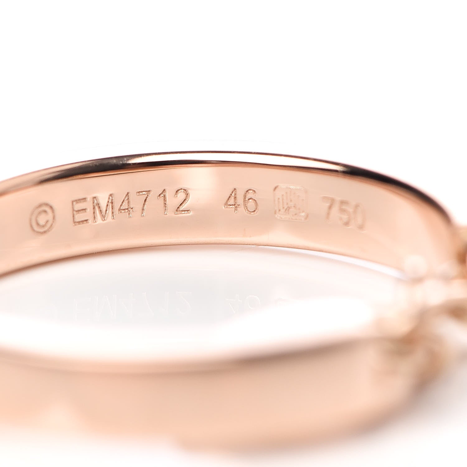 Cartier 18K Pink Gold Mon Amour Ring 46 3.75 4 of 4
