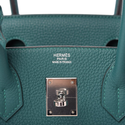 Hermes Togo Birkin 30 Malachite 8 of 11