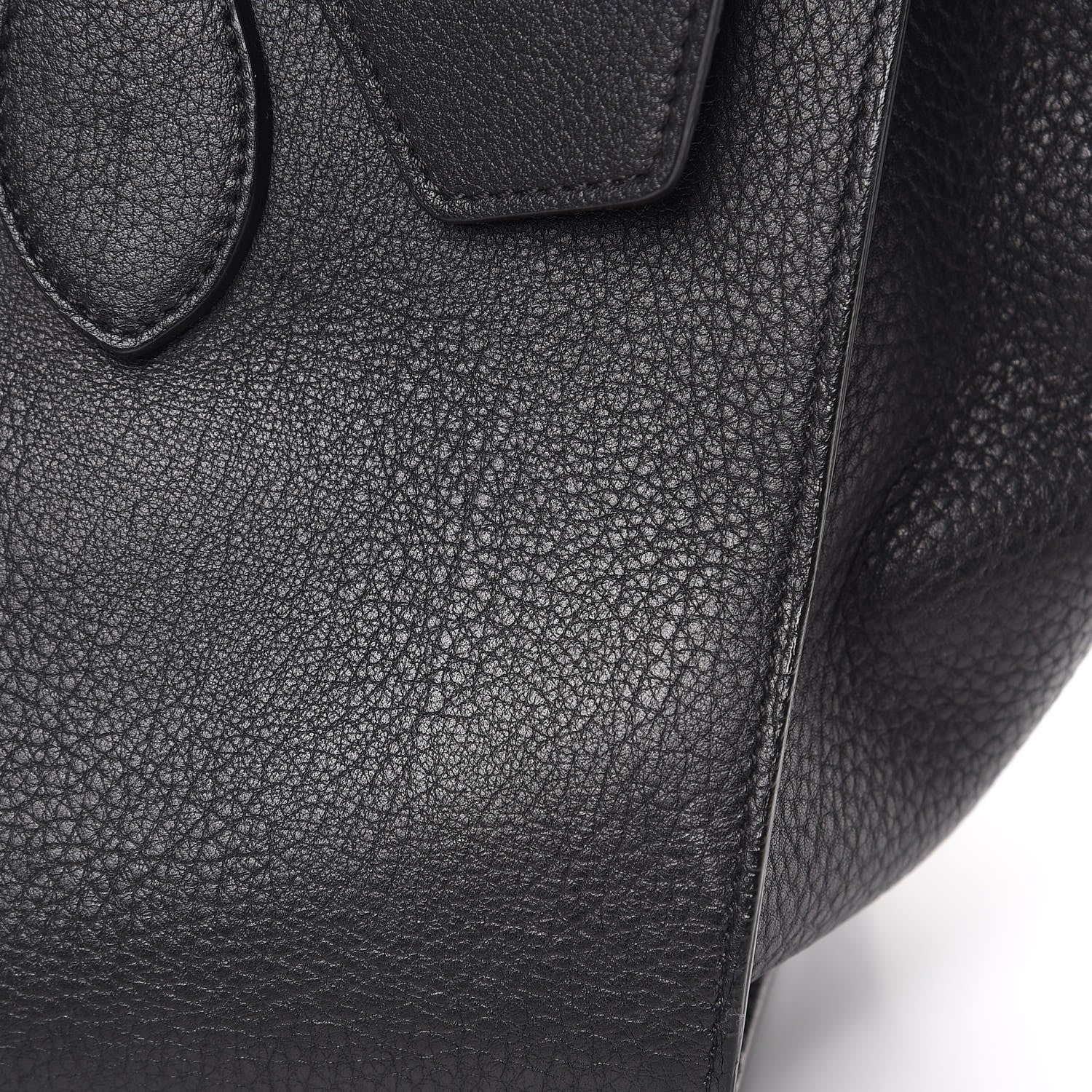 Celine Crisped Calfskin Medium Tie Knot Tote Black 15 of 17