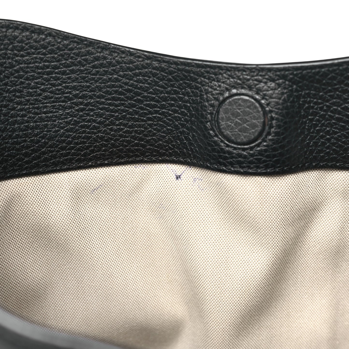 Pebbled Calfskin Small Alix Padlock Zip Hobo Bag Black