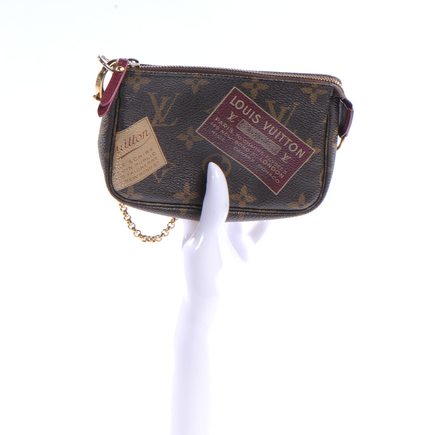 Louis Vuitton Monogram Stamp Mini Pochette Accessories 2 of 7