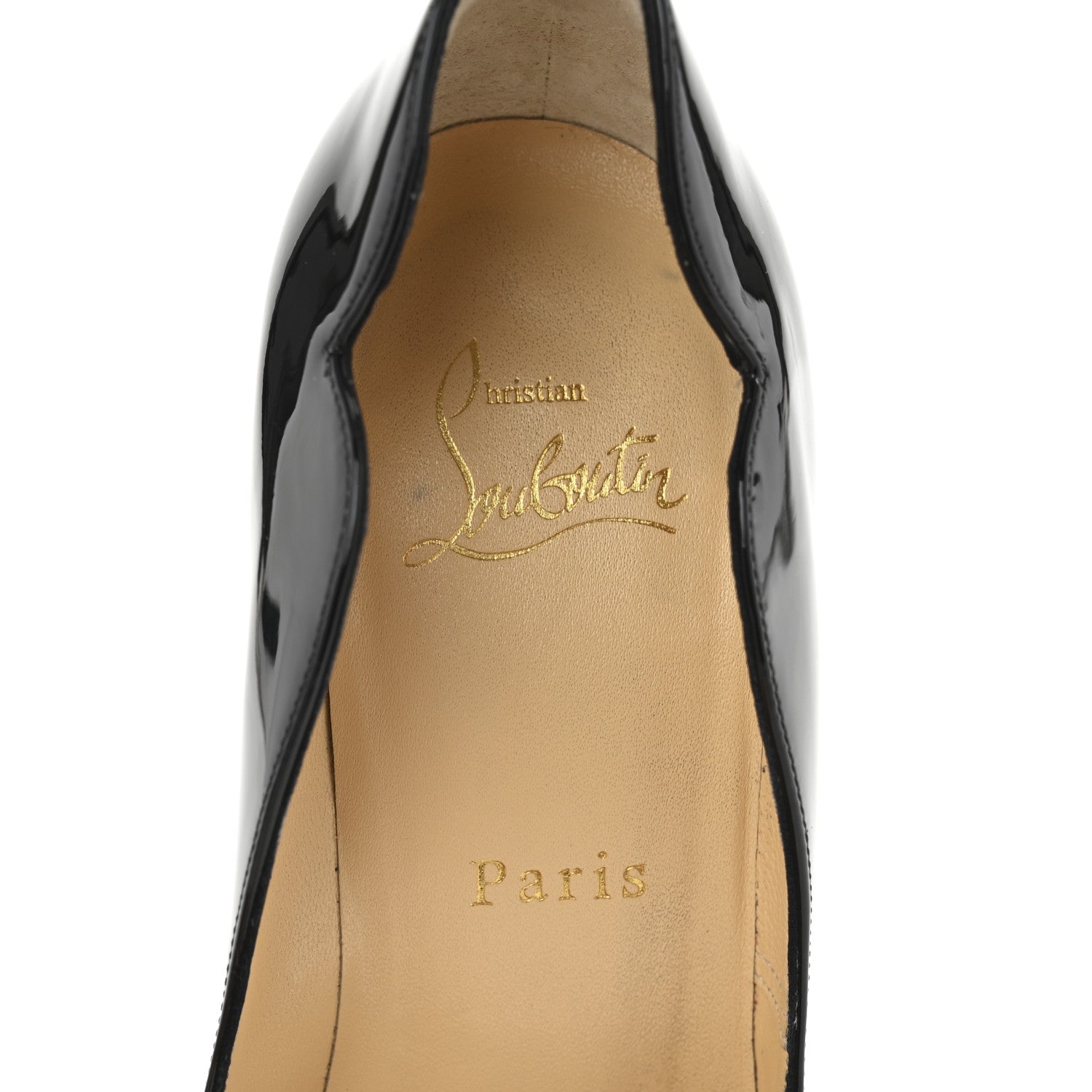 Christian Louboutin Patent Hot Chick 100 Pumps 36 Black 8 of 10