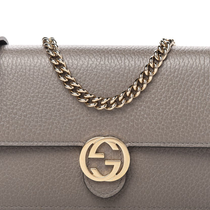 Gucci Dollar Calfskin Interlocking G Chain Wallet Loess 9 of 10